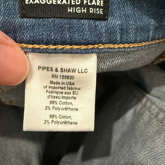 Veronica Beard Sheridan Exaggerated Flare jeans Airway wash size 29 bell bottom - Picture 6 of 7